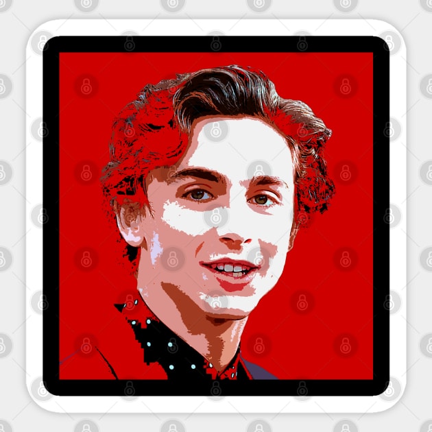 timothee chalamet Sticker by oryan80